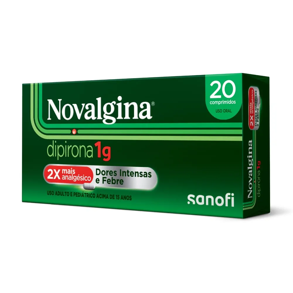 Novalgina 1g com 20 Comprimidos