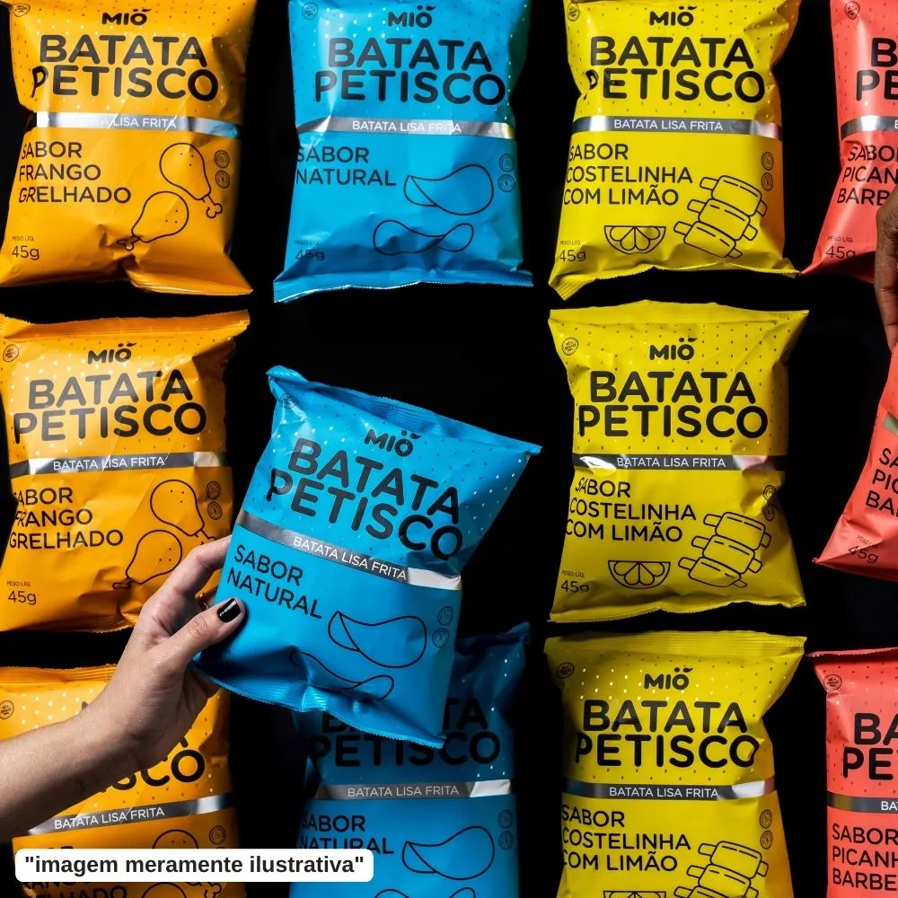 Batata Petisco Mió Sabor Frango Grelhado 45g - Drogaria Araujo