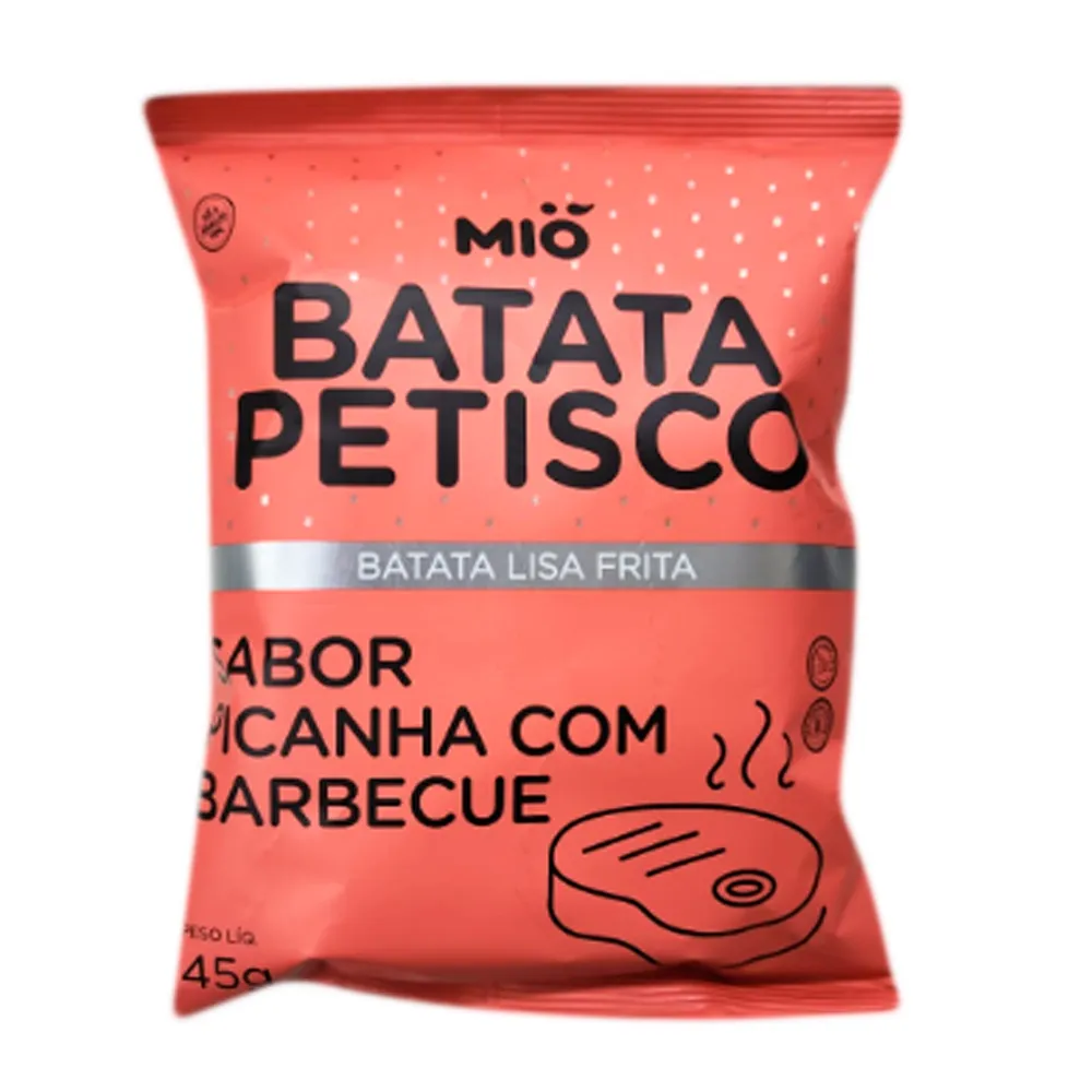 Batata Petisco Mió Sabor Picanha com Barbecue 45g