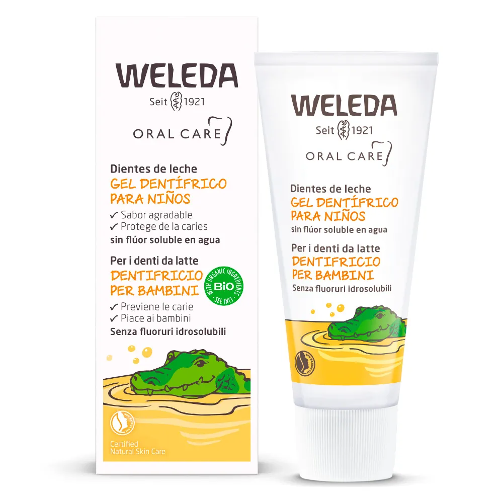 Gel Dental Infantil Weleda Sem Flúor com 50ml