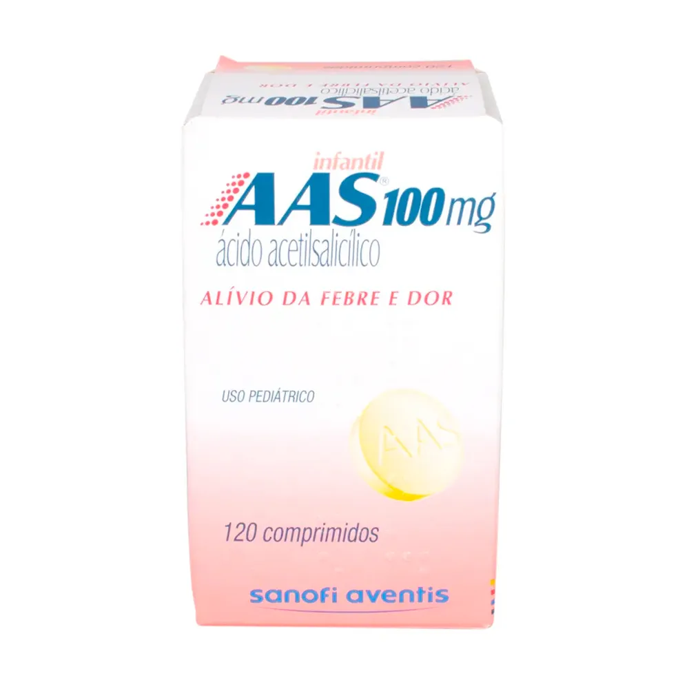 AAS Infantil 100mg com 120 Comprimidos