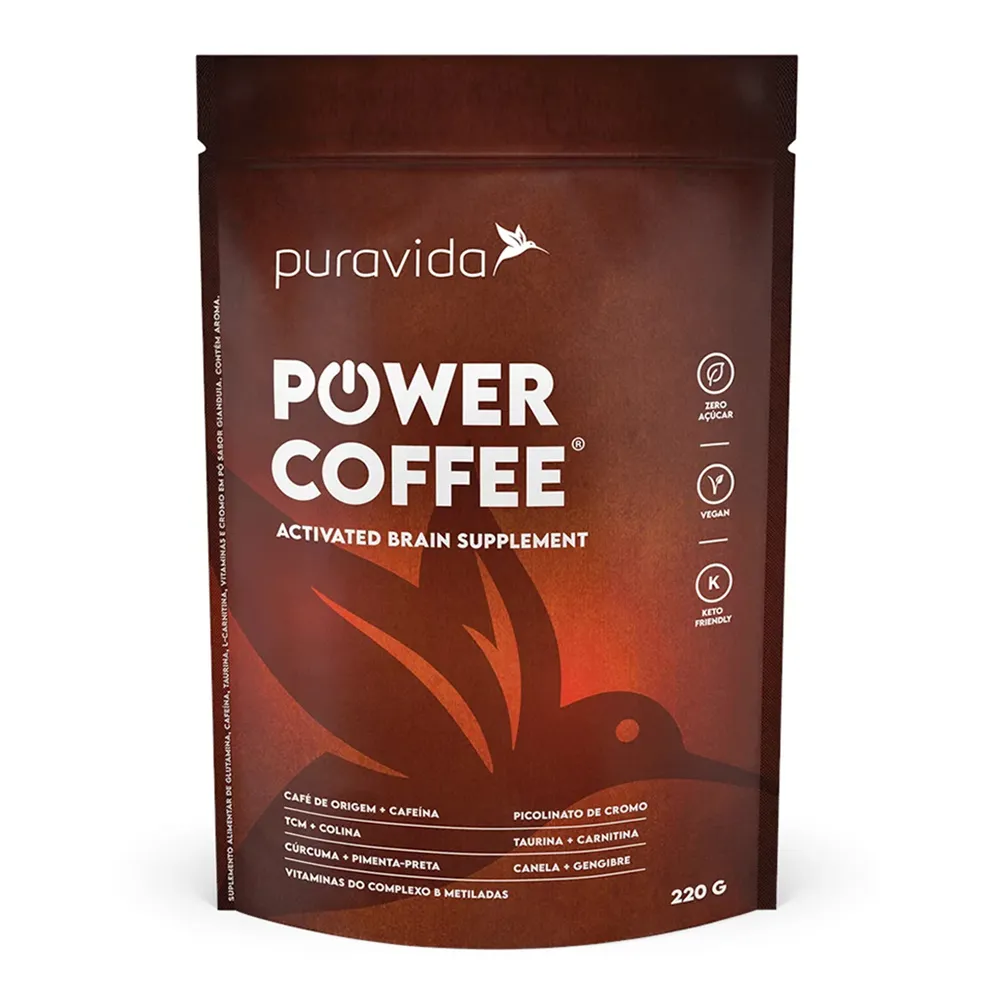 Power Coffee Activated Brain Puravida 220g