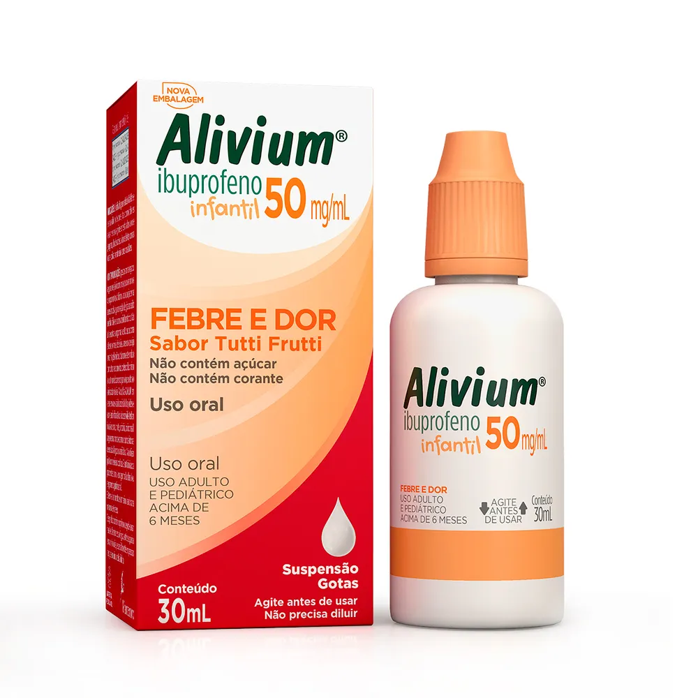 Alivium 50mg/ml Gotas com 30ml - Drogaria Araujo