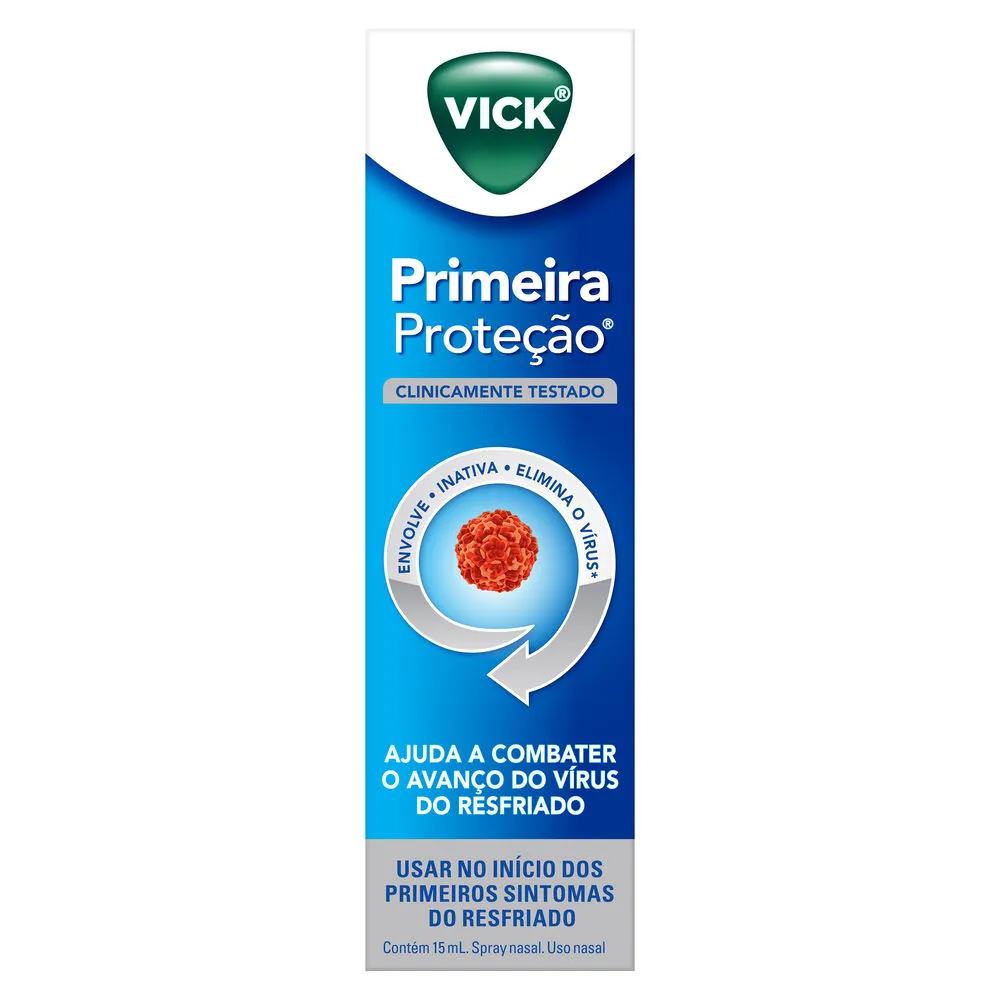 Vick Spray Nasal Primeira Proteção Ajuda a Prevenir da Gripe e Resfriado 15ml
