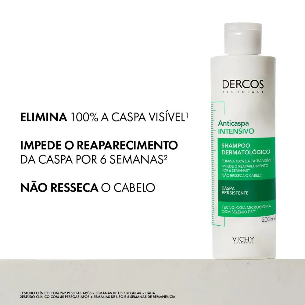 Dercos Vichy Shampoo Anticaspa Intensivo 200ml