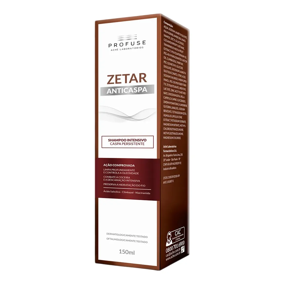 Zetar Profuse Shampoo Anticaspa Intensivo 150ml