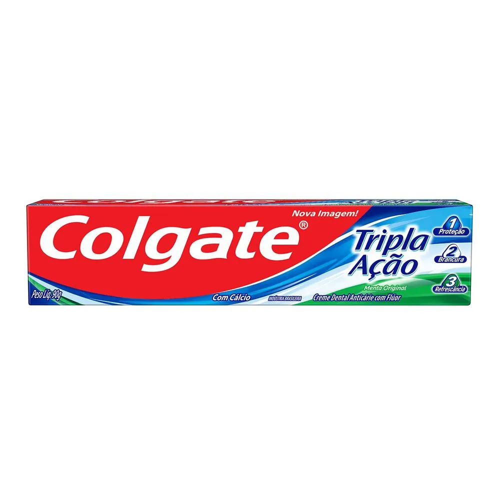 Creme Dental Colgate Tripla Ação Hortelã com 90g