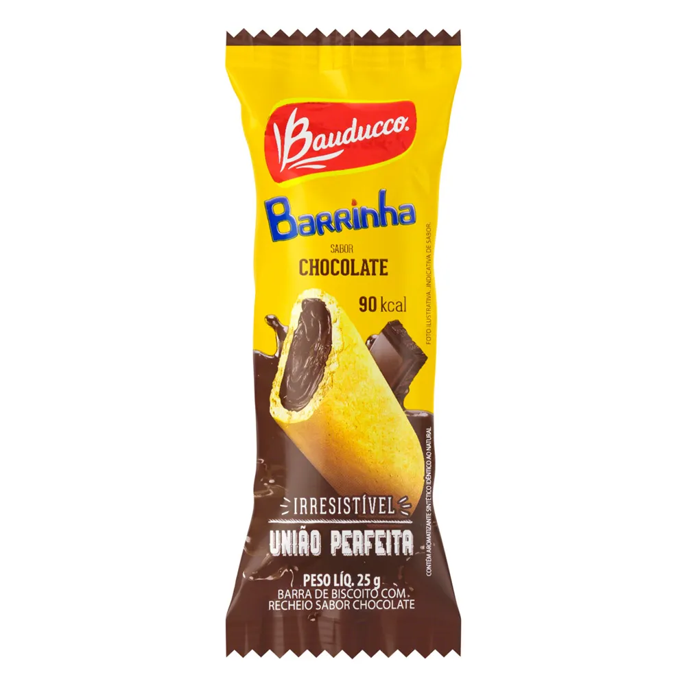 Barrinha Bauducco Sabor Chocolate 25g