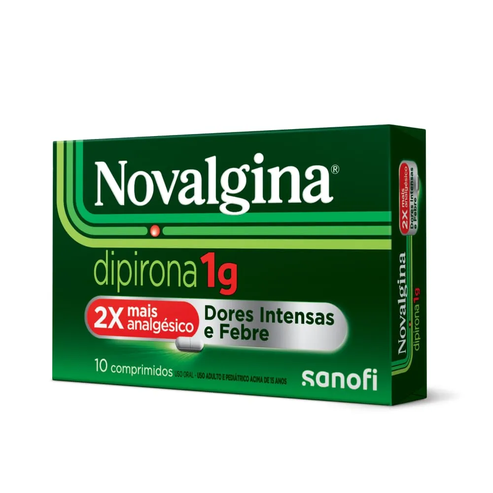 Analgésico Novalgina 1g 10 Comprimidos
