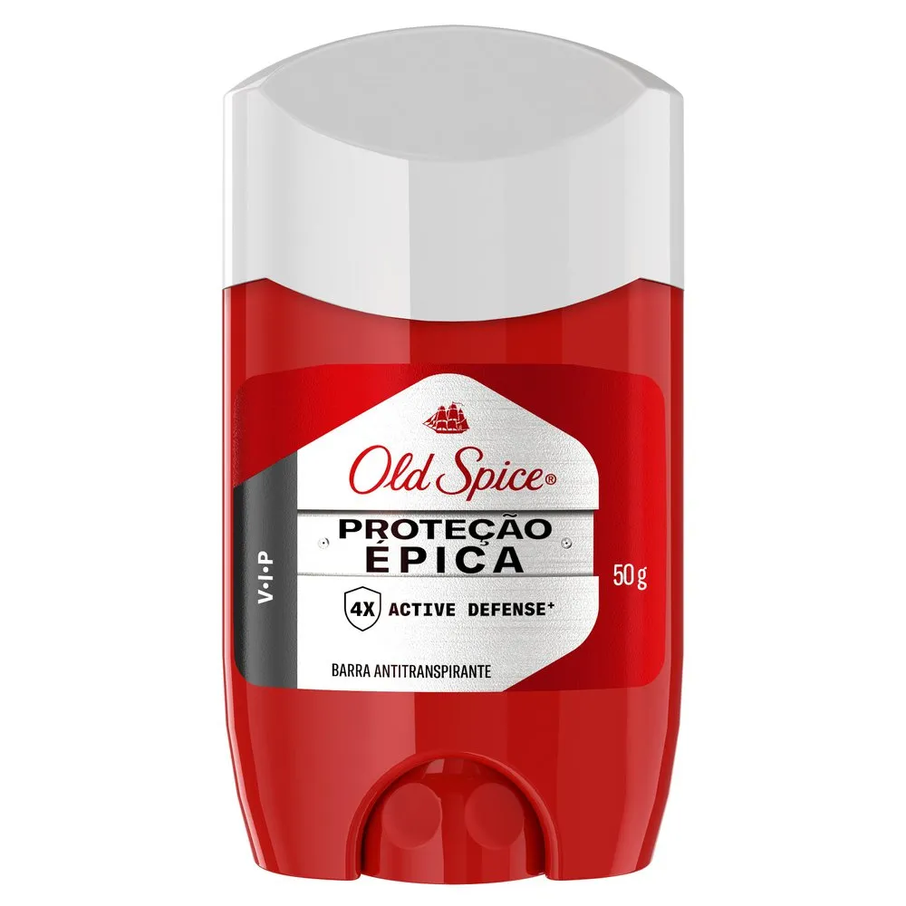 Desodorante Old Spice Proteção Épica Vip Stick Antitranspirante 50g