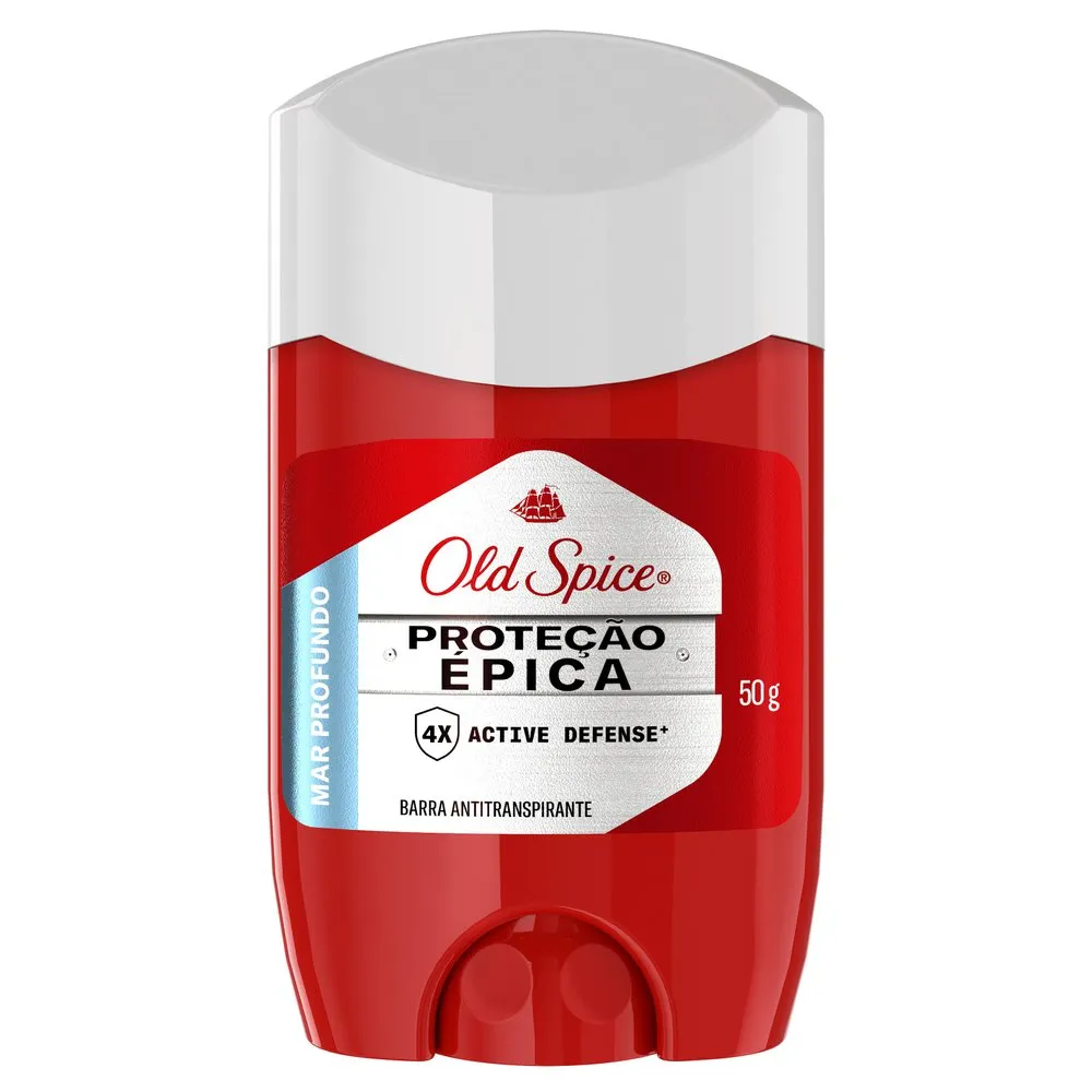 Desodorante Old Spice Proteção Épica Mar Profundo Stick Antitranspirante 50g