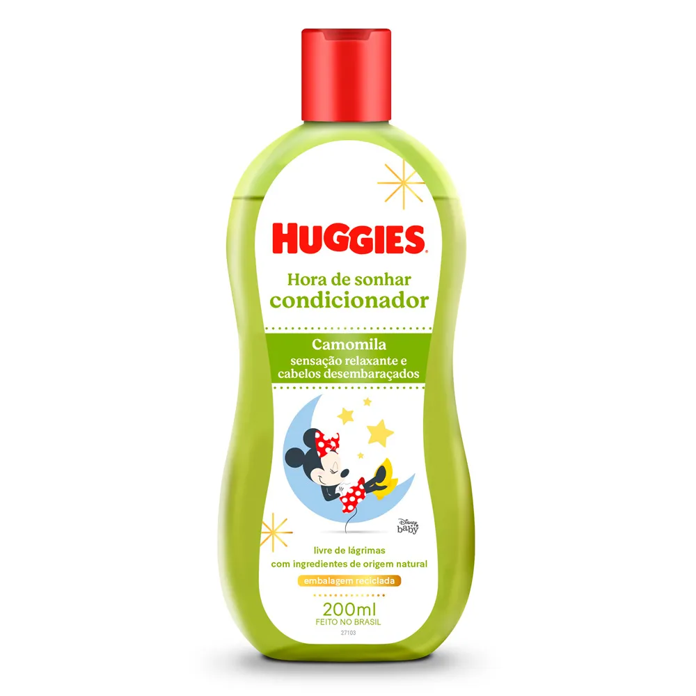 Condicionador Infantil Huggies Chá de Camomila 200ml Frente