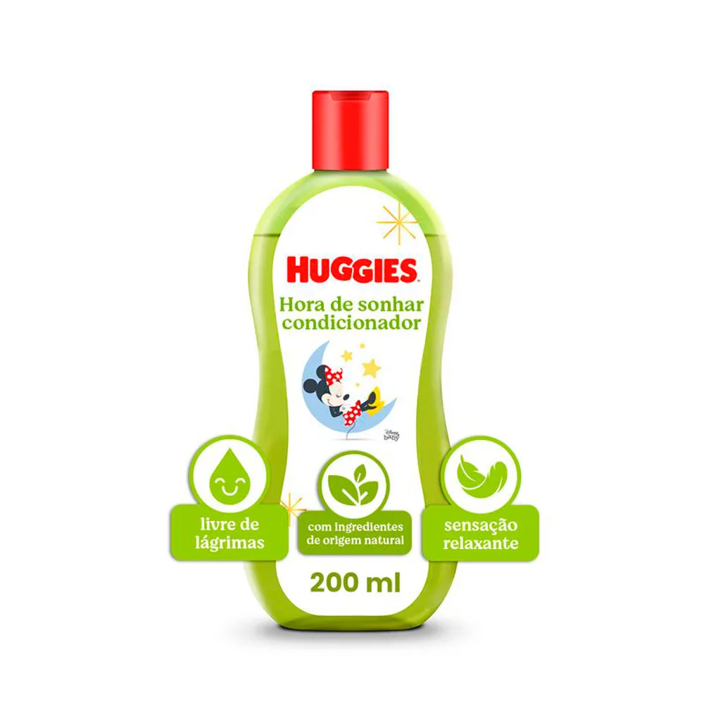 Condicionador Infantil Huggies Chá de Camomila 200ml Hero