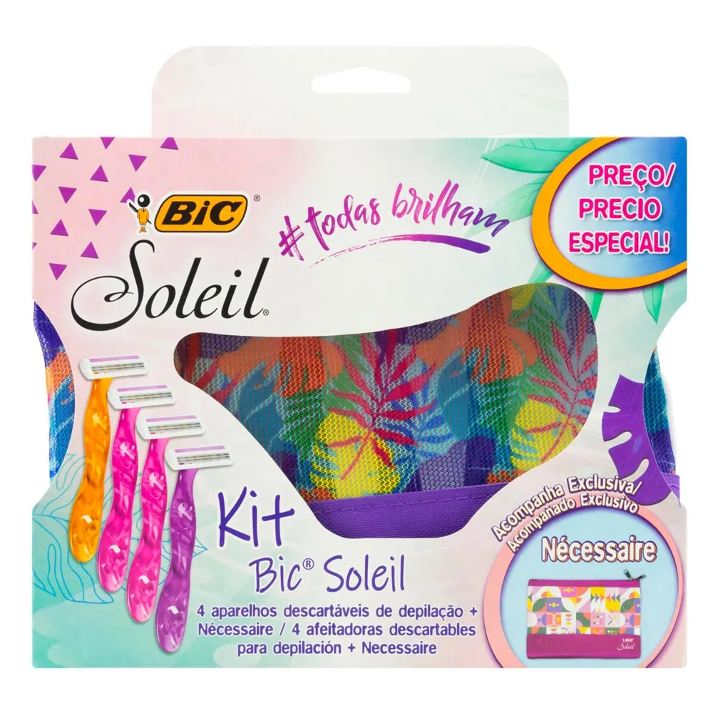 Kit de Depilação Bic Soleil com 4 Aparelhos_2