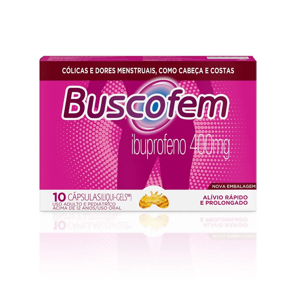 Buscofem 400mg com 10 Cápsulas