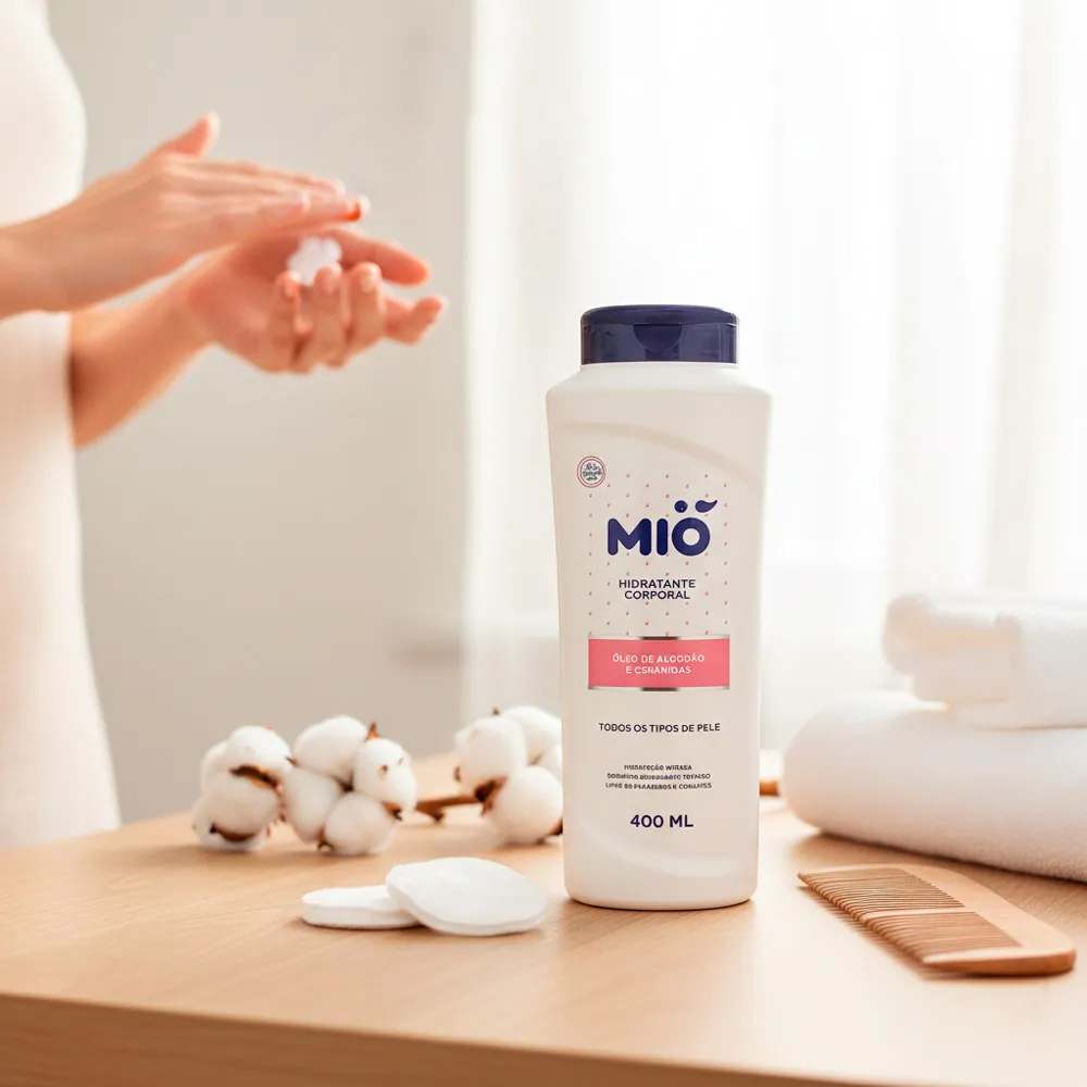 Loção Hidratante Mió Óleo de Algodão e Ceramidas 400ml - Drogaria