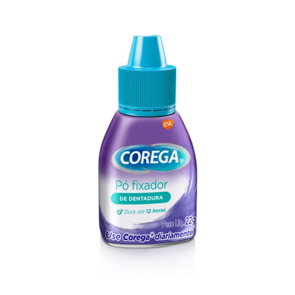 Corega Pó Fixador de Dentadura 22g