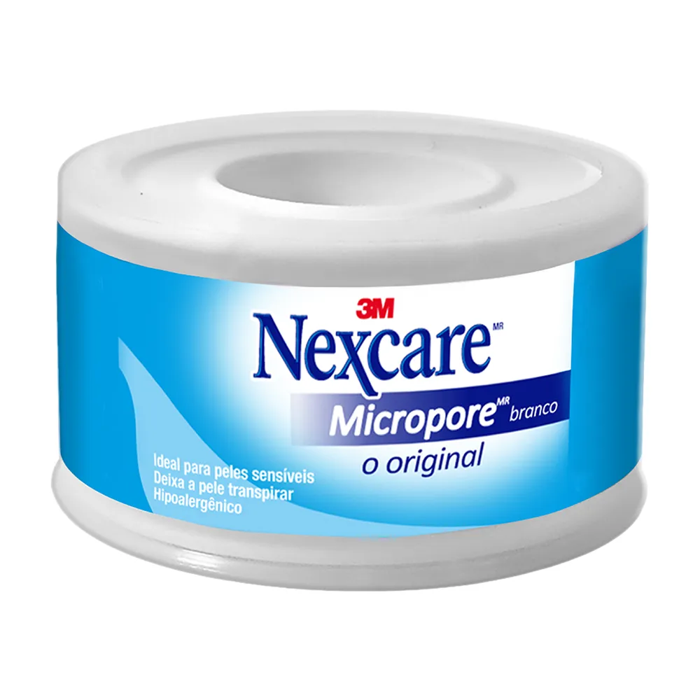 Fita Micropore Nexcare Branca 25mm x 4,5m 1 Unidade