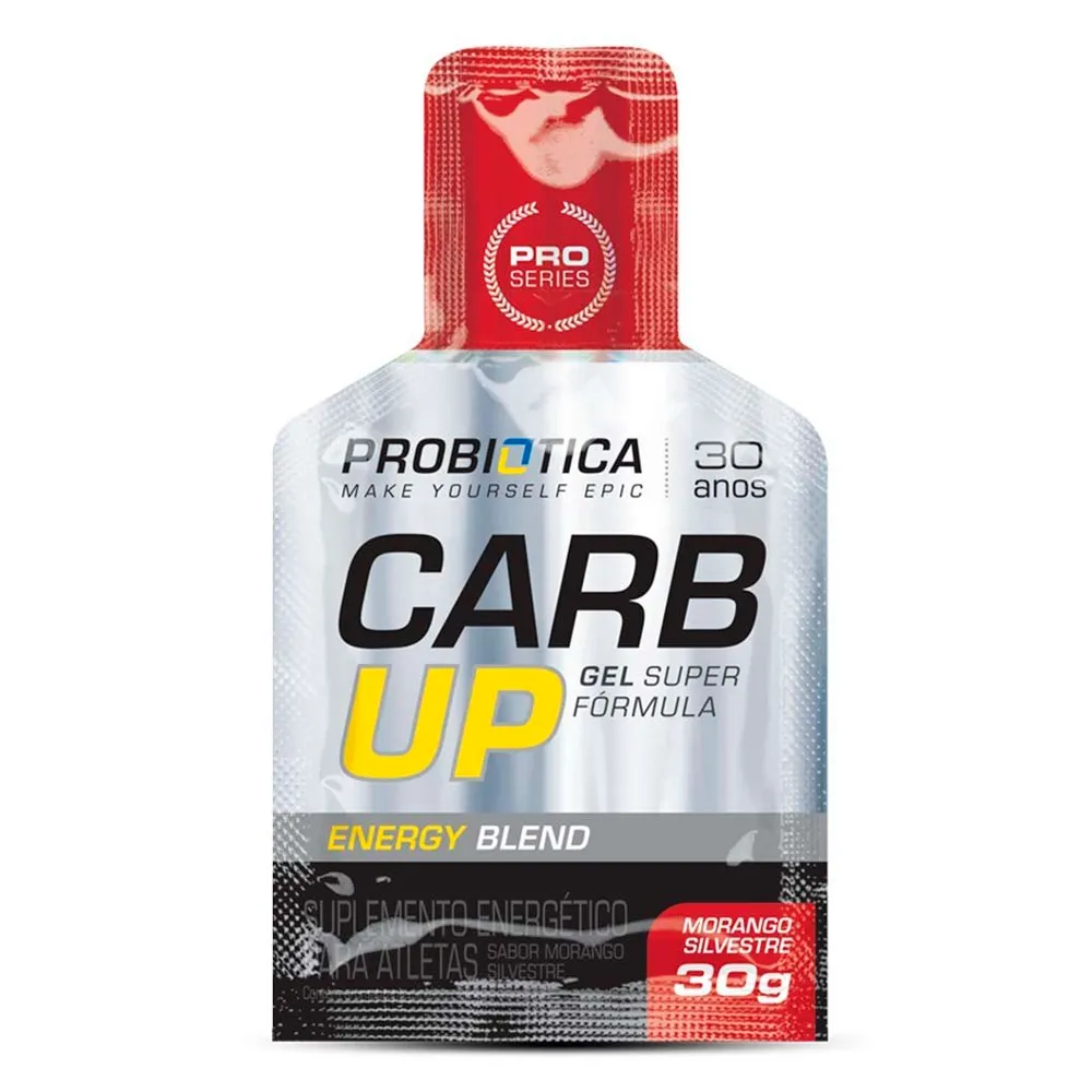 Carb Up Probiotica Morango Sivestre Gel 30g