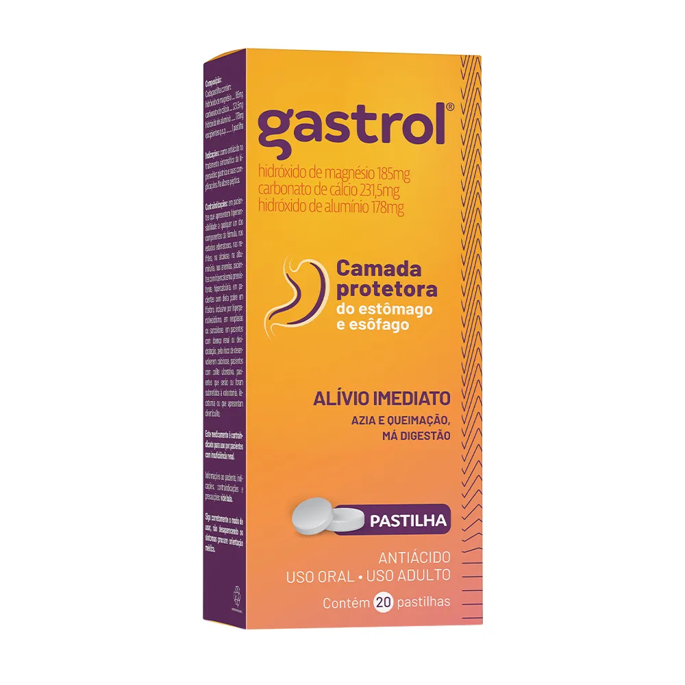 Gastrol com 20 Pastilhas