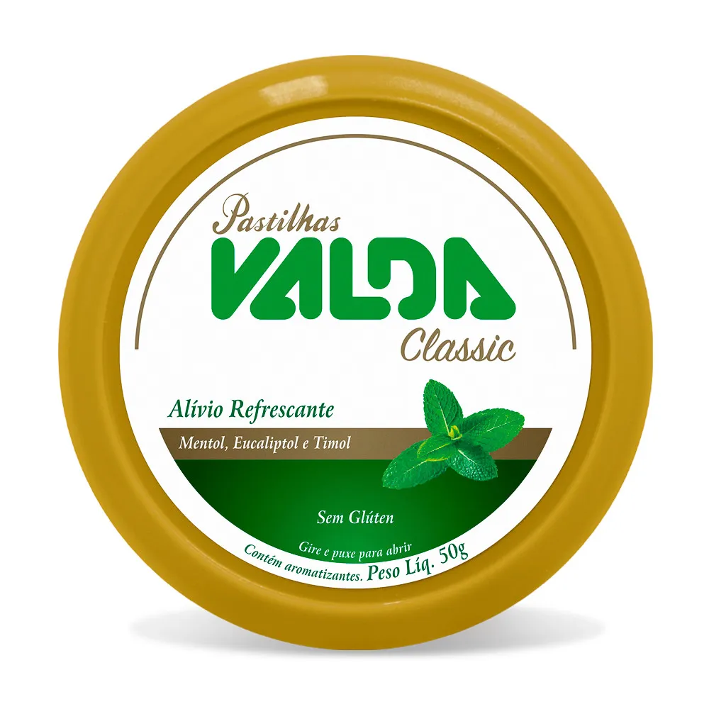 Pastilha Valda Classic 50g