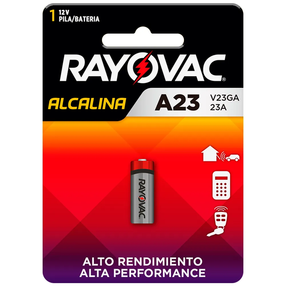 Pilha Rayovac Eletrônica V23GA Alcalina 12V com 1 Unidade