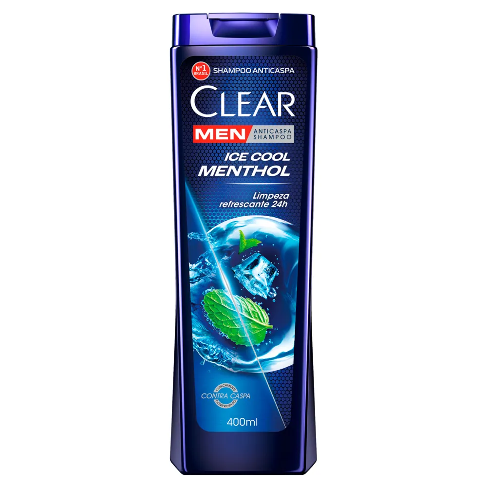 Shampoo Clear Men Ice Cool Menthol 400ml