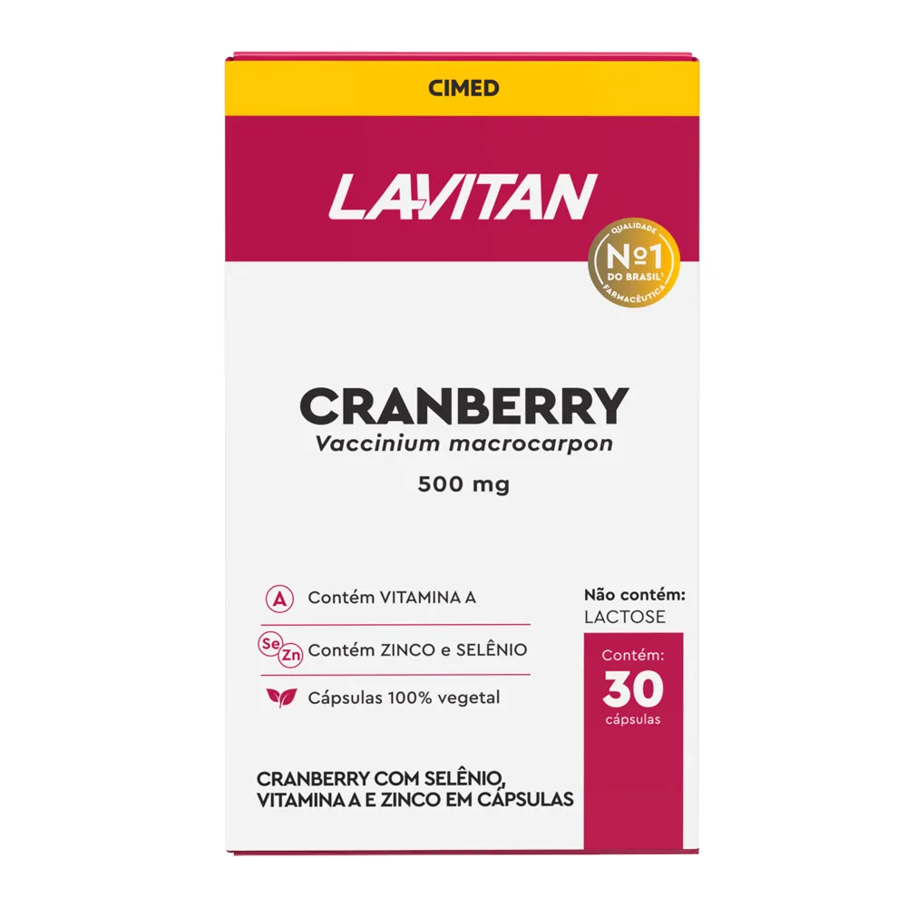 Lavitan Cranberry com 30 Cápsulas