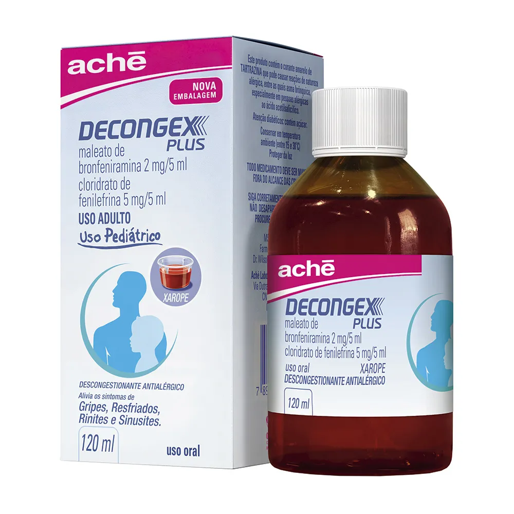 Decongex Plus Infantil Xarope com 120ml