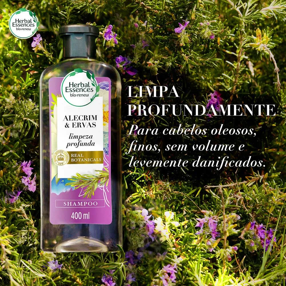 Shampoo Herbal Essences Bio:Renew Alecrim e Ervas 400ml