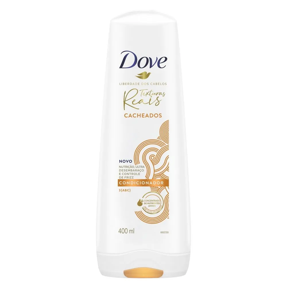 Condicionador Dove Texturas Reais Cabelos Cacheados 400ml