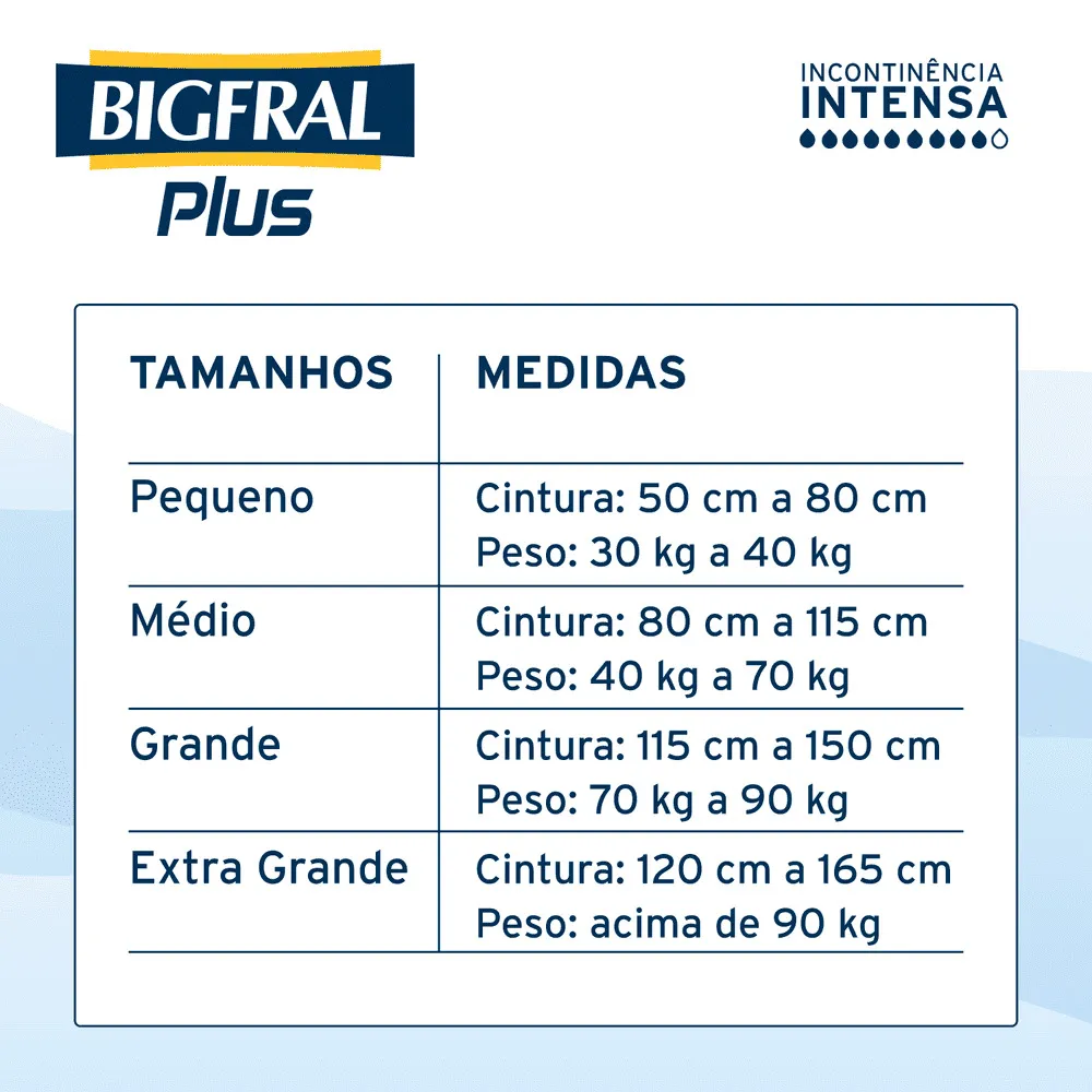 Bigfral Regular Plus Tamanho G