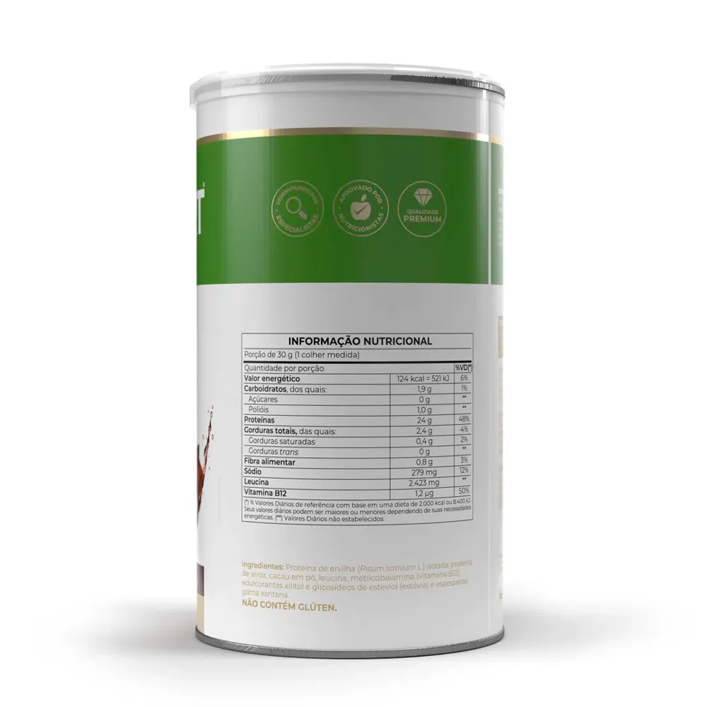 Suplemento Alimentar Vitafor Isofort Plant Iso Sabor Cacau com 450g_2