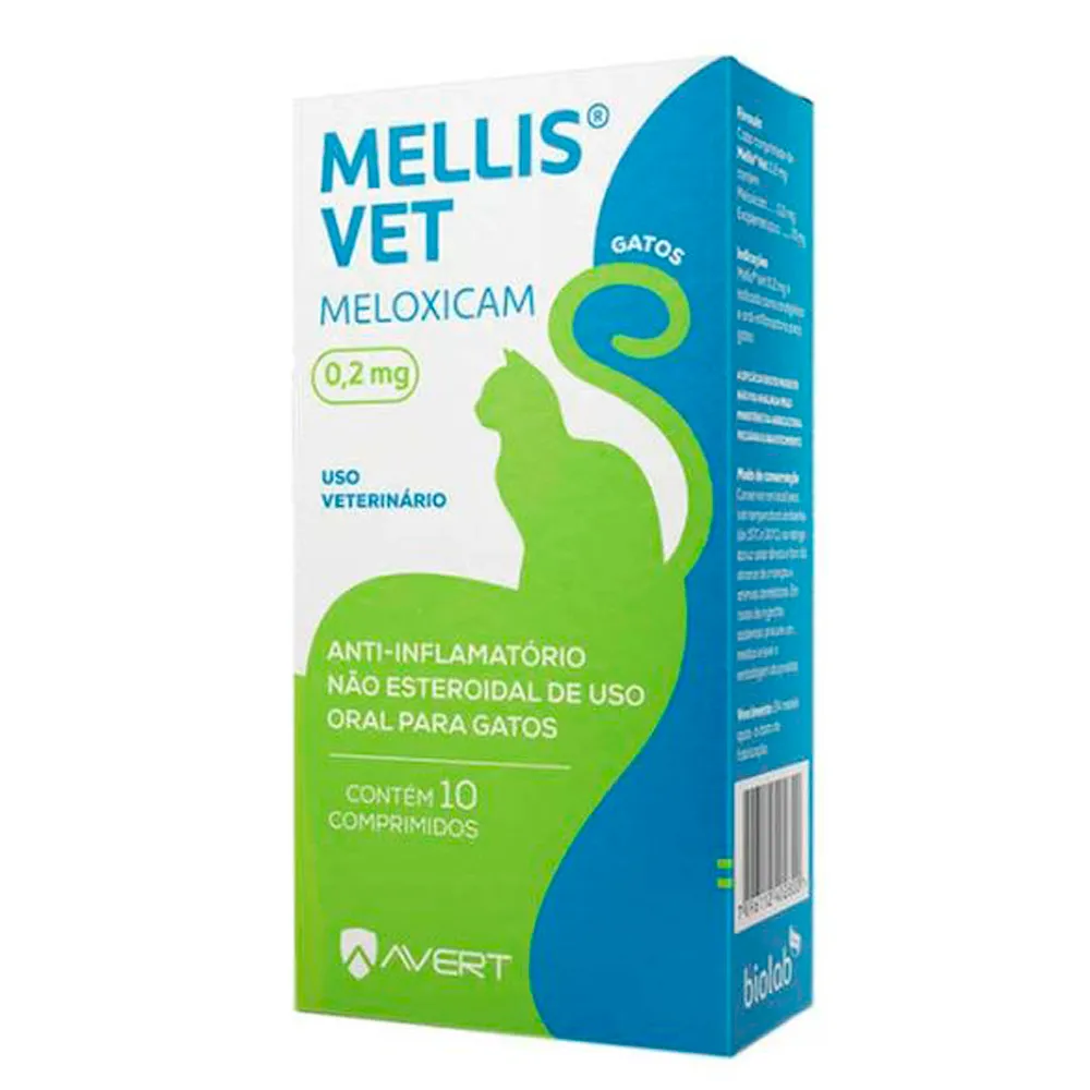 Mellis Vet 0,2mg para Gatos com 10 Comprimidos