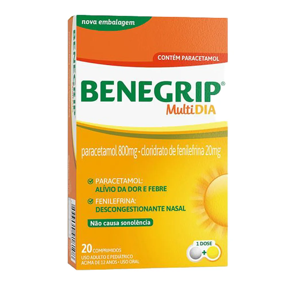 Benegrip Multi Dia com 12 Comprimidos_1