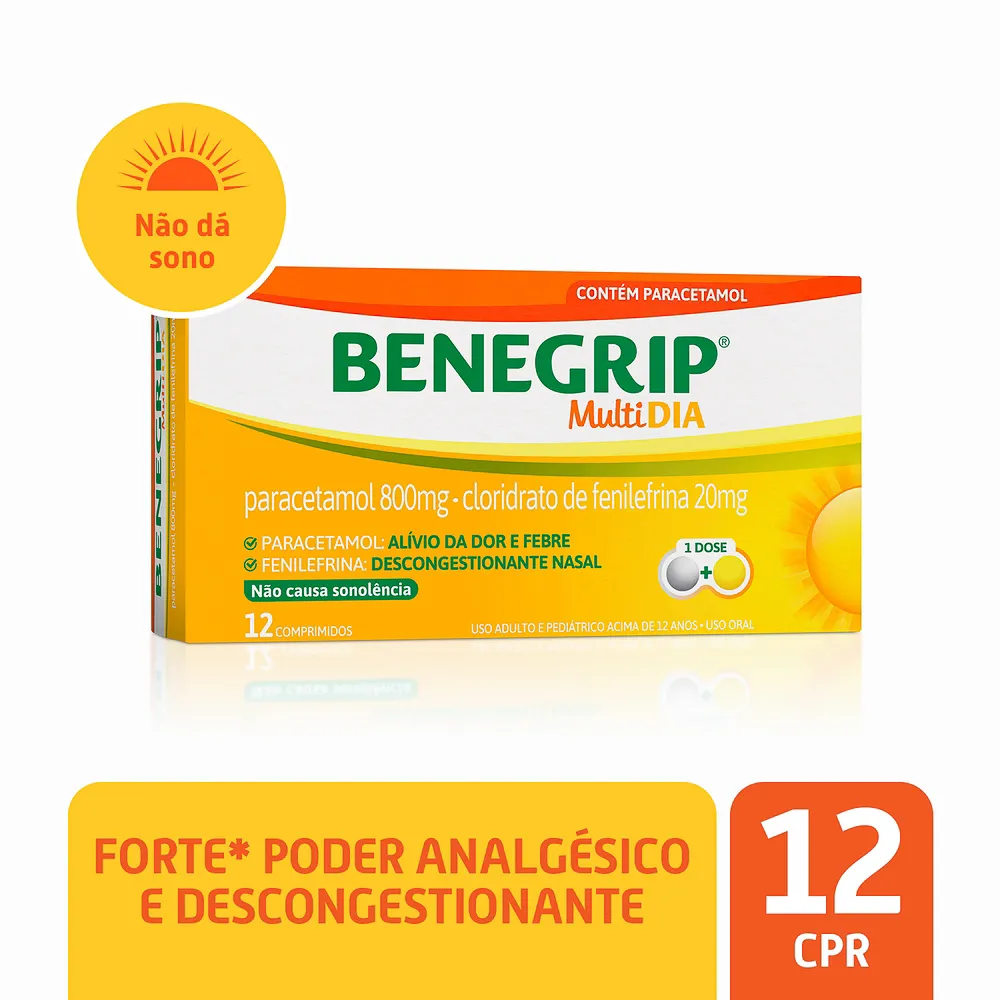 Benegrip Multi Dia com 12 Comprimidos_2