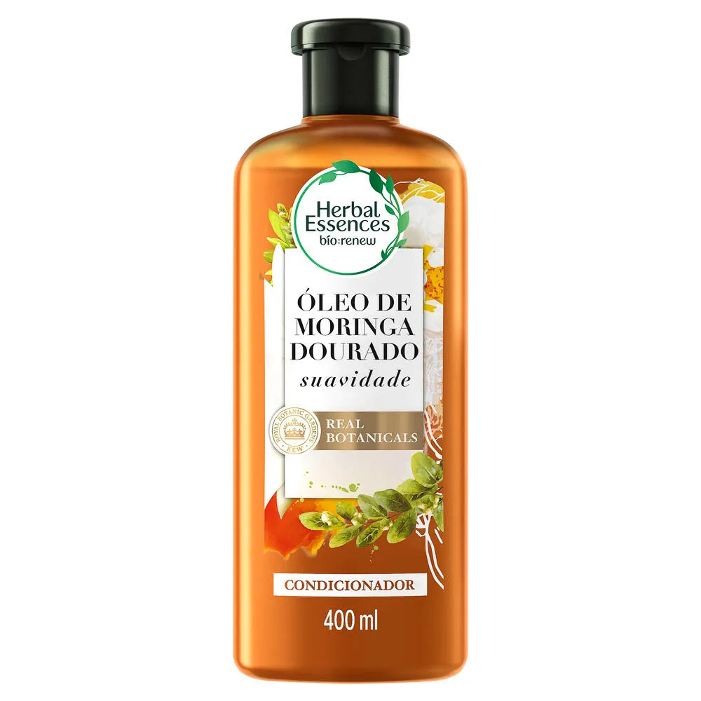 Condicionador Herbal Essences Bio:Renew Golden Óleo de Moringa 400ml