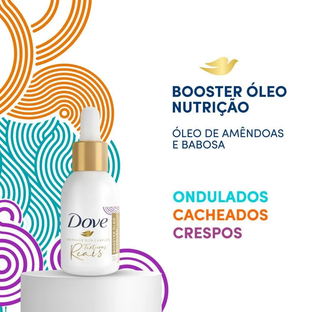 Booster Dove Texturas Reais Óleo Nutrição 30ml