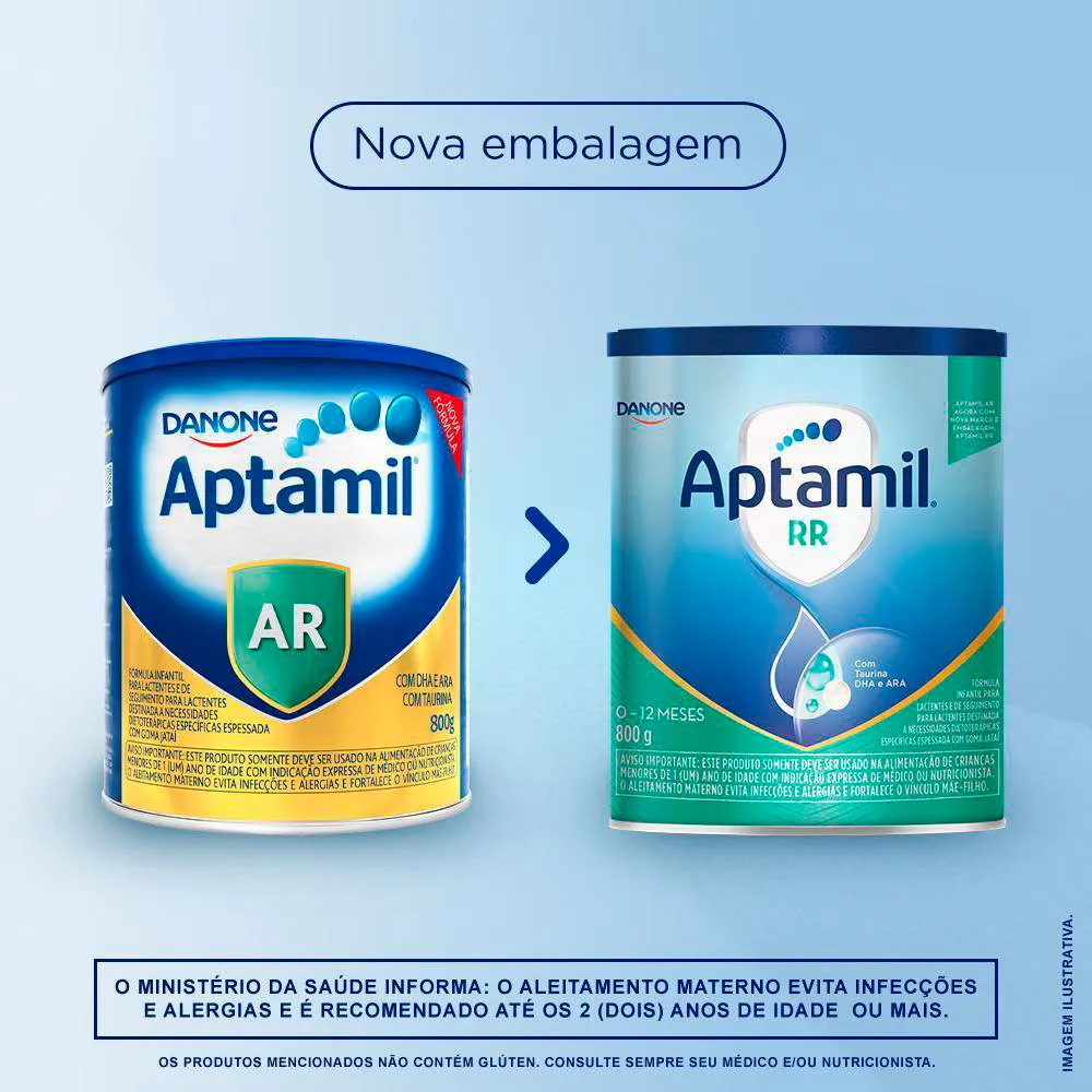 Fórmula Infantil Aptamil RR de 0-12 Meses 800g