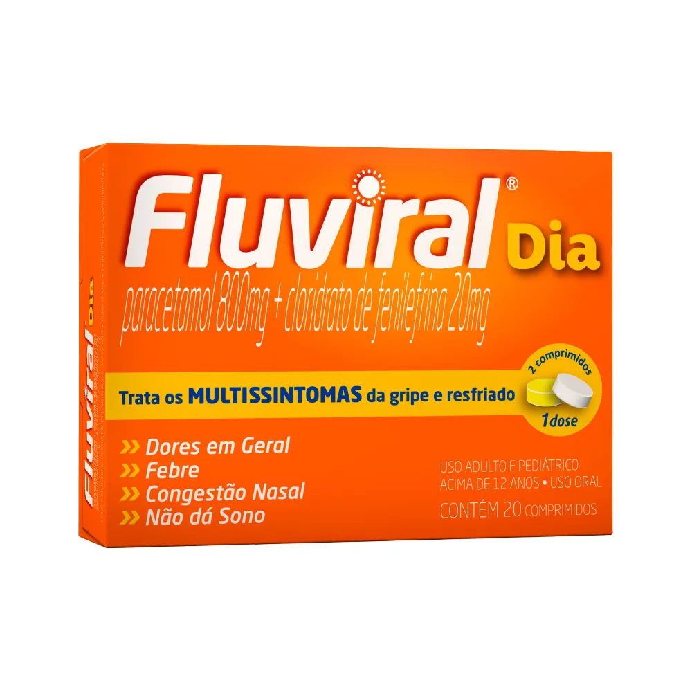 Fluviral Dia com 20 Comprimidos_1