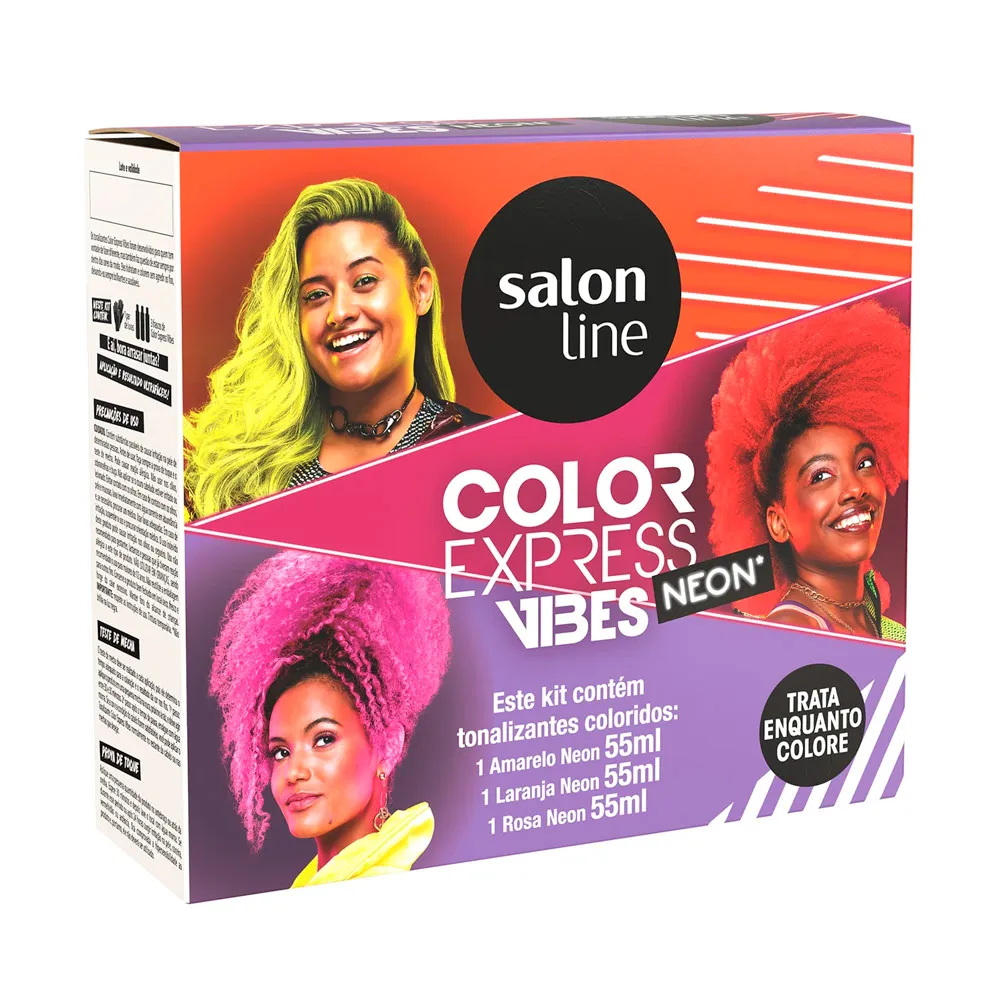 Kit Tonalizante Salon Line Color Express Neon 3 em 1