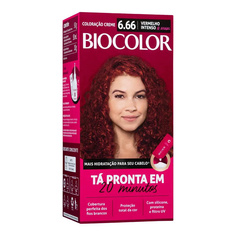 Tintura de Cabelo Biocolor 6.66