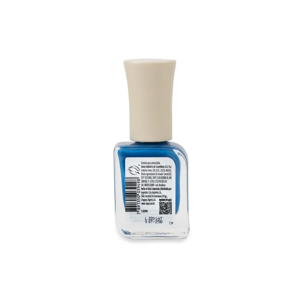 Esmalte Risqué Bio Azul Cremoso Oceano Azul