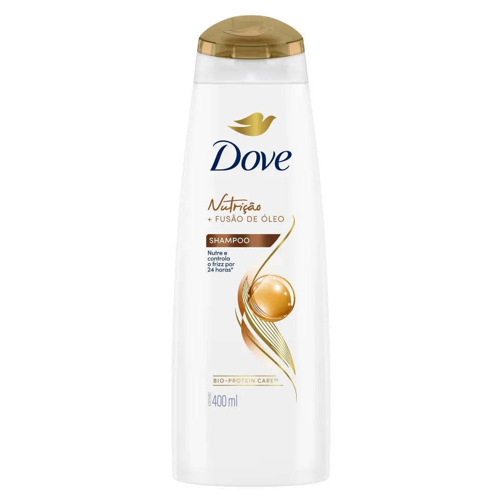 Shampoo Dove Nutrição e Fusão de Óleos 400ml