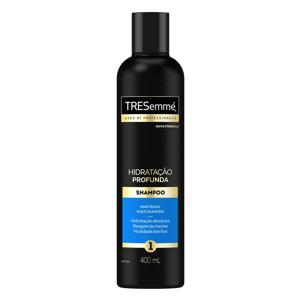 Shampoo TRESemmé Hidratação Profunda 400ml Frente