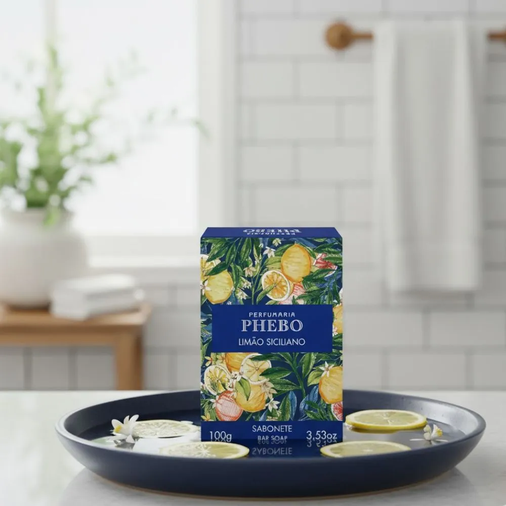 Sabonete Phebo Limão Siciliano com 100g - Drogaria Araujo