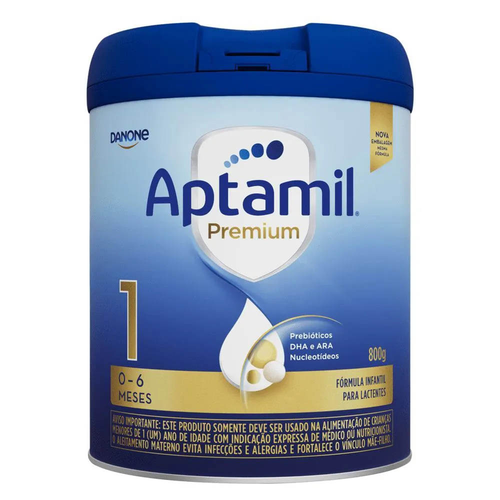 Aptamil Premium 1 Fórmula Infantil para Lactentes de 0 a 6 Meses com 800g