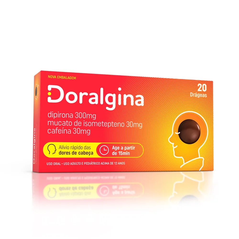 Doralgina com 20 Drágeas