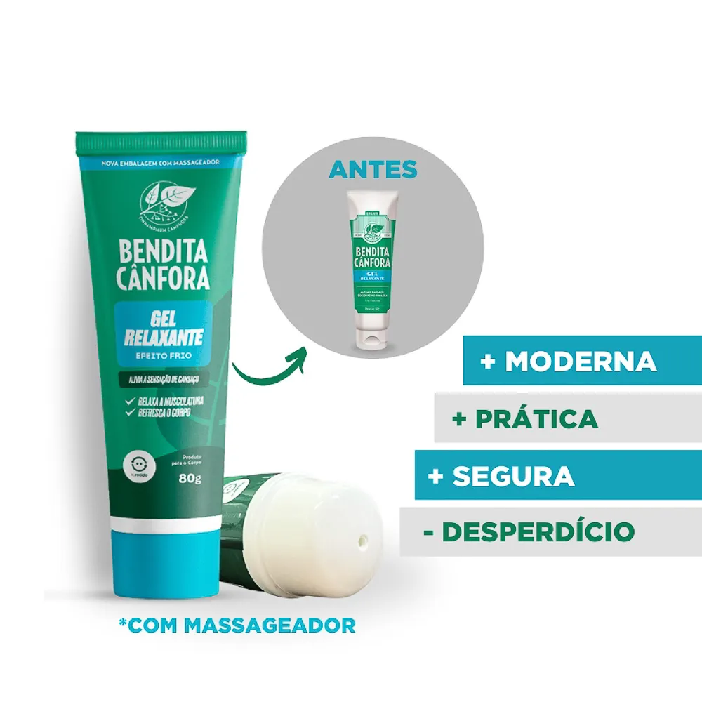 Bendita Cânfora Bravir Gel 80g