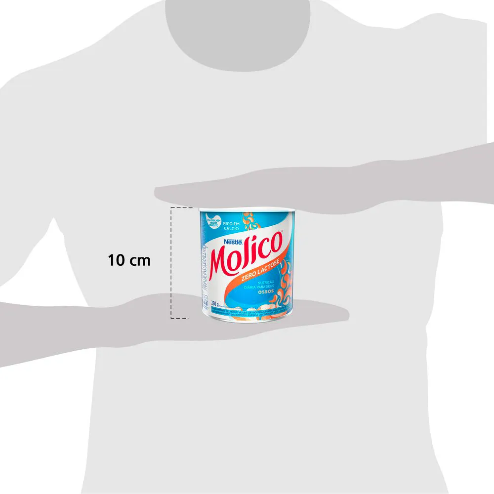 Molico Zero Lactose Lata 260g-4